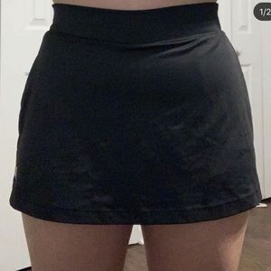 black golf skirts